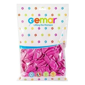 BALON-METALİK GEMAR PKT*100-PEMBE