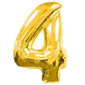 BALON FOLYO RAKAM*4 GOLD