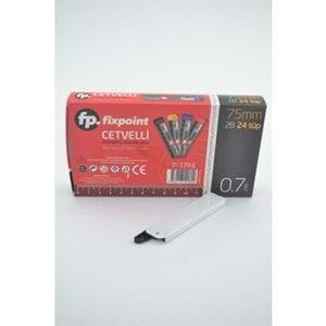 KALEM UCU-FİXPOİNT CETVELLİ 2B 75MM 0.7 PKT*24