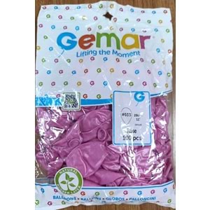 BALON-METALİK GEMAR PKT*100-GÜL