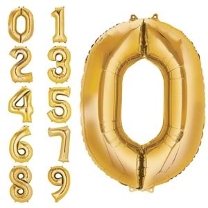 BALON FOLYO RAKAM&HARF 34 INCH*MİX