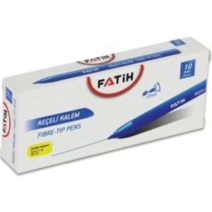KEÇELİ KALEM-FATİH PKT*10 MAVİ