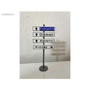 3D-MASA ÜSTÜ YÖN TABELASI*KIZILAY