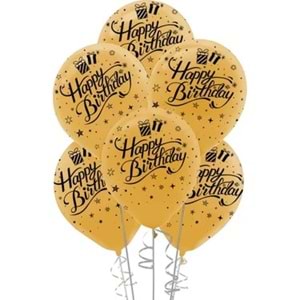 BALON-METALİK KİKAJOY PKT*100-HAPPY BİRTHDAY