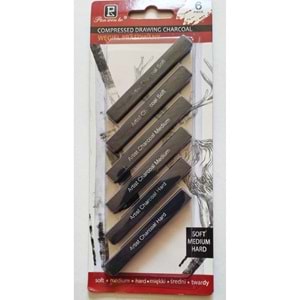 KÖMÜR KALEMİ-SET PKT*6
