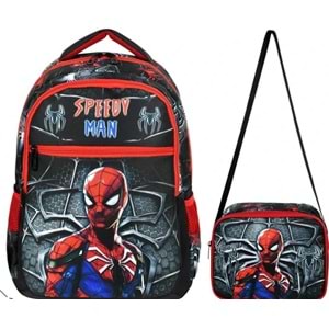 WADDEL SPEEDY MAN 3*LÜ İLKOKUL ÇANTA SETİ