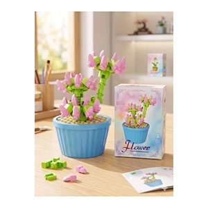 OYUNCAK-PLASTİK YAPI TAŞLARI*FLOWER