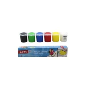 AKRİLİK BOYA SET-LETS 25ML.PKT*6