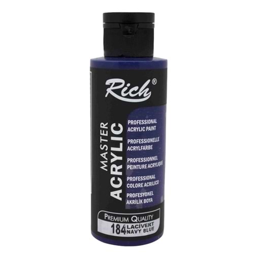 AKRİLİK BOYA-120CC.RİCH*184-LACİVERT