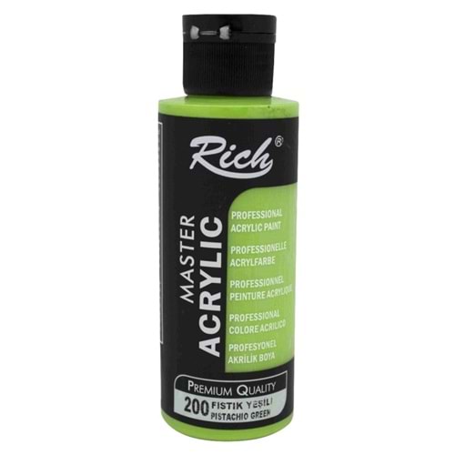 AKRİLİK BOYA-120CC.RİCH*200-FISTIK YEŞİLİ