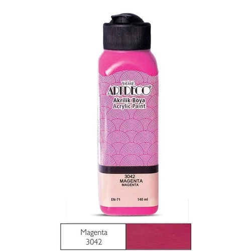 AKRİLİK BOYA-140ML.ARTDECO*3042-MAGENTA