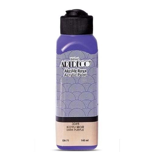 AKRİLİK BOYA-140ML.ARTDECO*3048-KOYU MOR