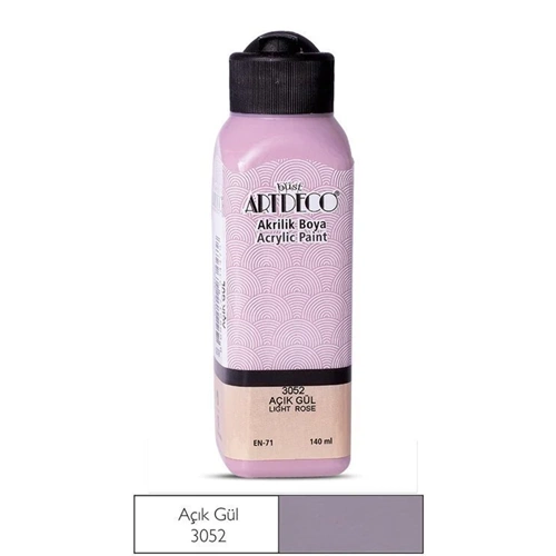 AKRİLİK BOYA-140ML.ARTDECO*3052-AÇIK GÜL