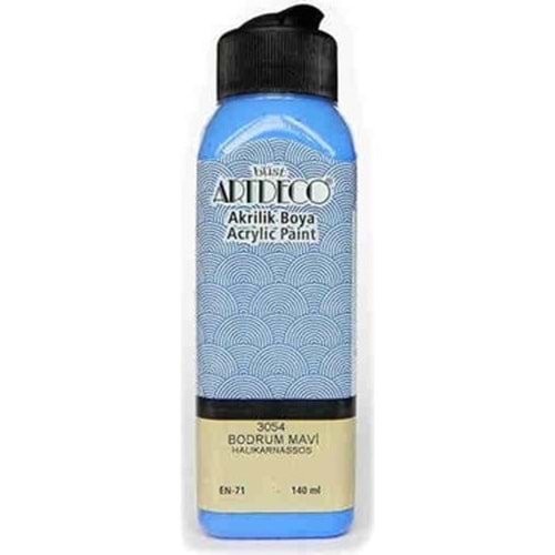 AKRİLİK BOYA-140ML.ARTDECO*3054-BODRUM MAVİ