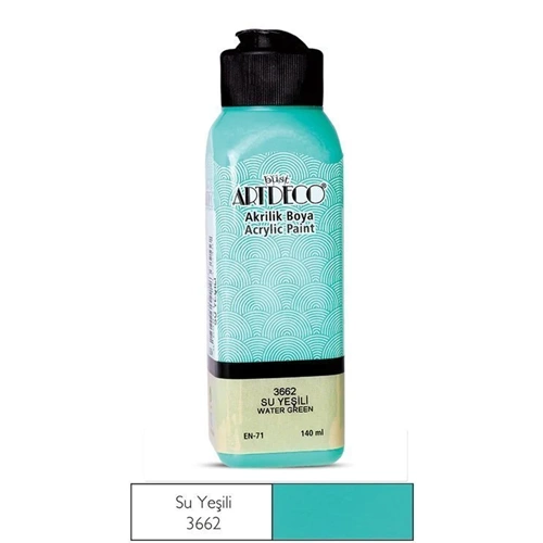 AKRİLİK BOYA-140ML.ARTDECO*3662-SU YEŞİLİ