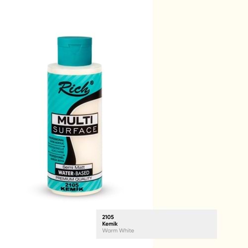 AKRİLİK BOYA-MULTİ SURFACE 120CC.RİCH*2105-KEMİK