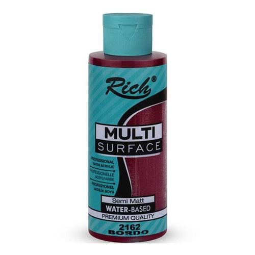 AKRİLİK BOYA-MULTİ SURFACE 120CC.RİCH*2162-BORDO