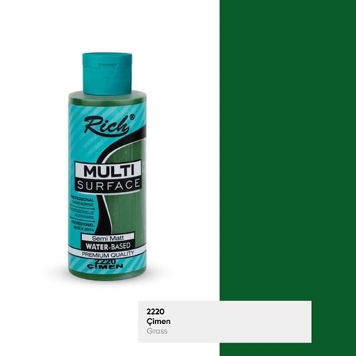 AKRİLİK BOYA-MULTİ SURFACE 120CC.RİCH*2220-ÇİMEN