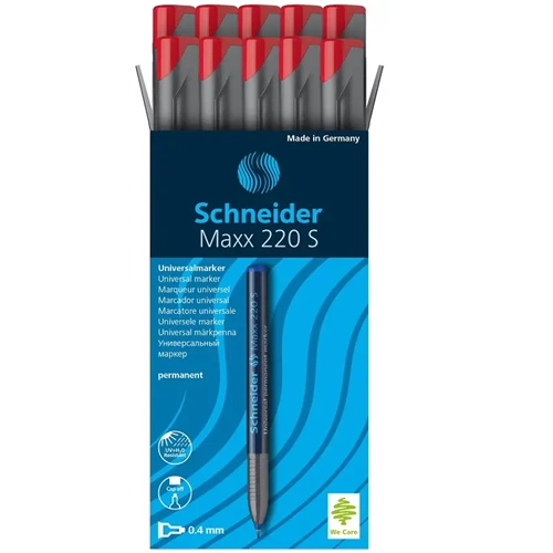ASETAT KALEMİ-MAXX 224 PKT*10 M-KIRMIZI