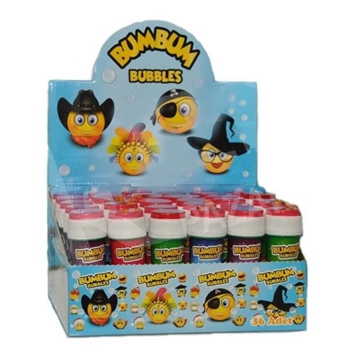 BALONCUK-KÖPÜK ÜFLEME TOYS BUMBUM PKT*36