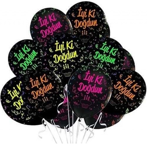 BALON-FOSFORLU RANCHİ-İYİ Kİ DOĞDUN PKT*100