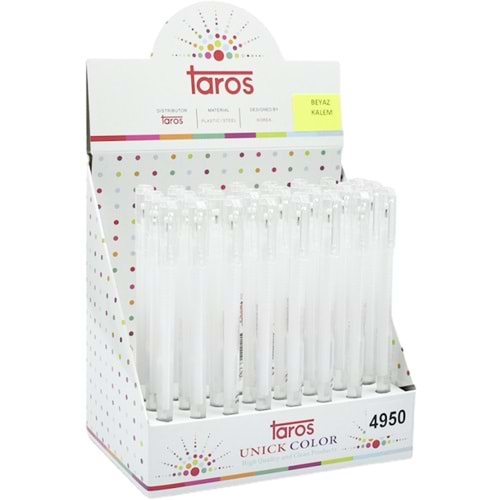 JEL KALEM-BEYAZ KALEM TAROS PKT*48