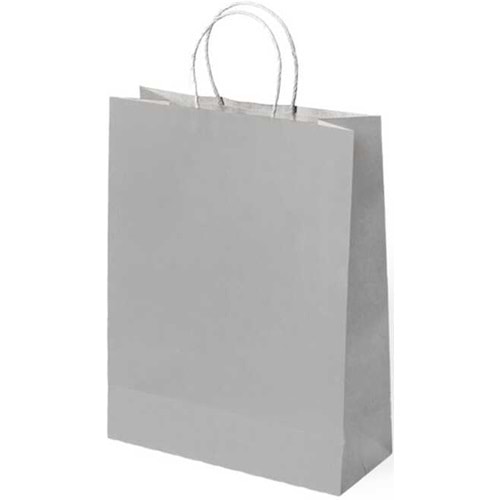 BÜKLÜM SAPLI ÇANTA-18x24*GÜMÜŞ