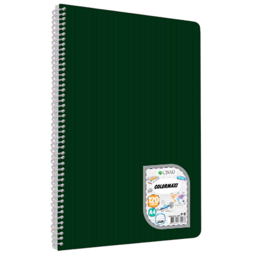 DEFTER-A4 COLORMAXI 60YP.SPİRALLİ PP.KAPAK*DÜZ