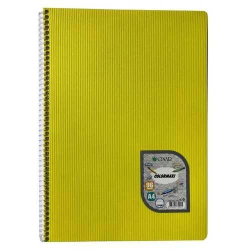 DEFTER-A4 COLORMAXI 96YP.SPİRALLİ PP.KAPAK*DÜZ