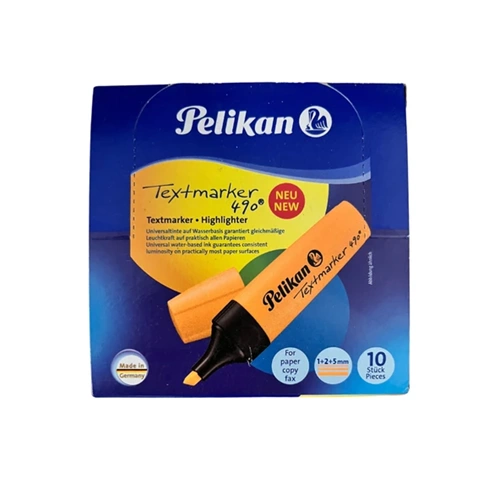 FOSFORLU KALEM-PELİKAN PKT*10-TURUNCU