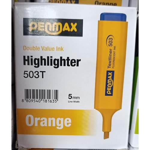 FOSFORLU KALEM-PENMAX PKT*12-TURUNCU