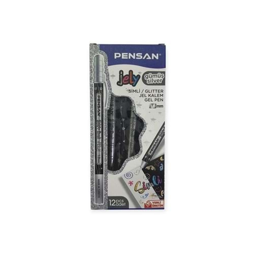 JEL KALEM-PENSAN SİMLİ PKT*12-GÜMÜŞ