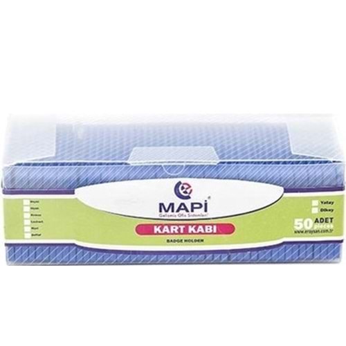 KART KABI-MAPİ YATAY PKT*50-MAVİ