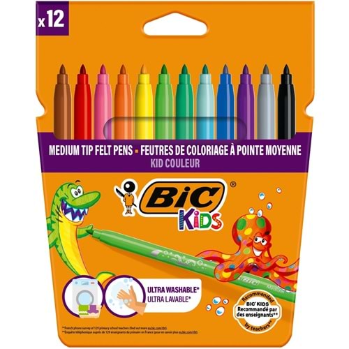 KEÇELİ KALEM-BİC KİDS COULOUR PKT*12