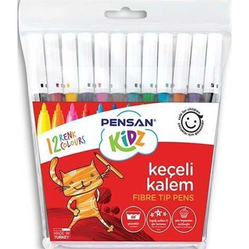 KEÇELİ KALEM-PENSAN KİDZ PKT*12