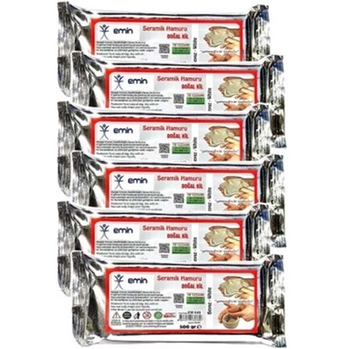 KİL HAMURU-EMİN İŞ-1.000GR BEYAZ