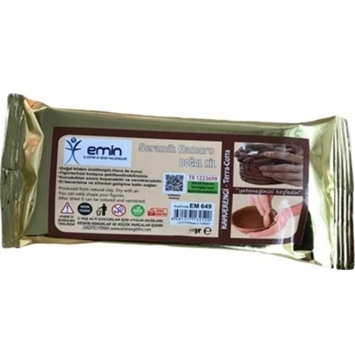 KİL HAMURU-EMİN İŞ-1.000GR K.RENGİ