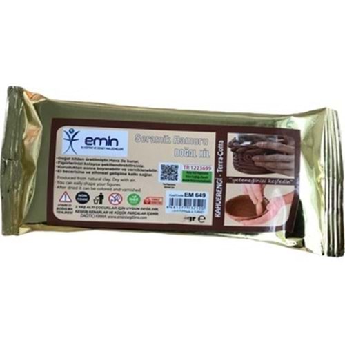 KİL HAMURU-EMİN İŞ-250GR K.RENGİ