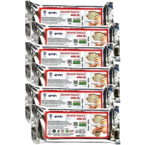 KİL HAMURU-EMİN İŞ-500GR BEYAZ