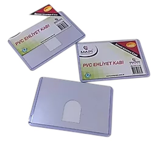 KİMLİK KABI-POŞET MAPİ PKT*100-ŞEFFAF OVAL