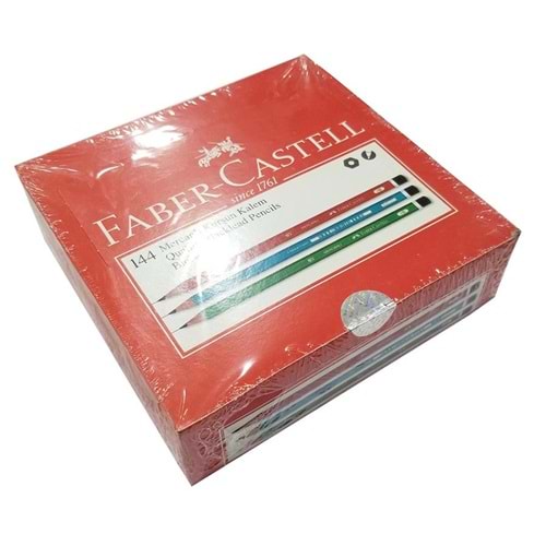 KURŞUN KALEM-FABER CASTEL KÖŞELİ MERCANLI PKT*144