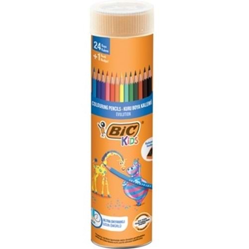KURU BOYA TÜP-BİC EVOLUTİON 24+1