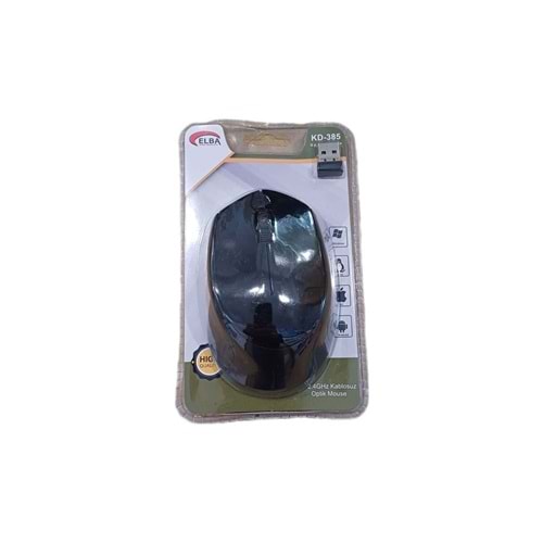 MOUSE-KABLOSUZ KD-385 2.4GHZ*SİYAH