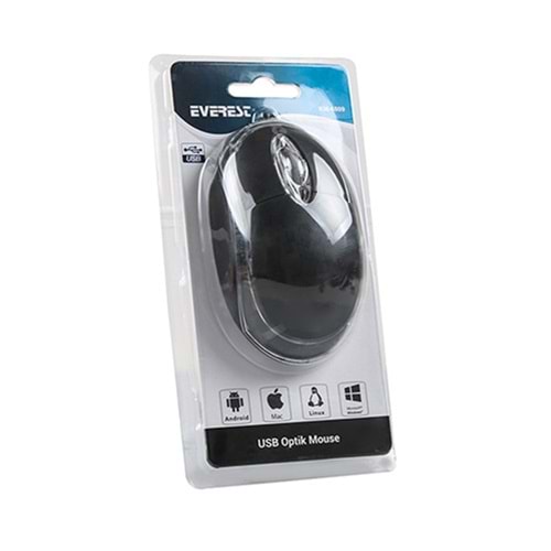 MOUSE-IŞIKLI OPTİK KM-6809*SİYAH