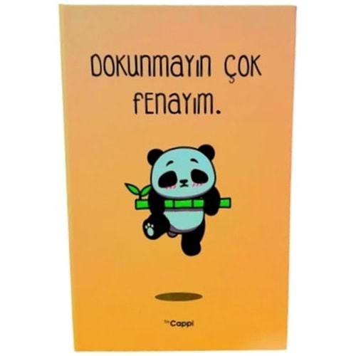 NOT DEFTERİ-A5 CAPPİ SÖZLÜ SERT KAPAK*ÇİZGİLİ