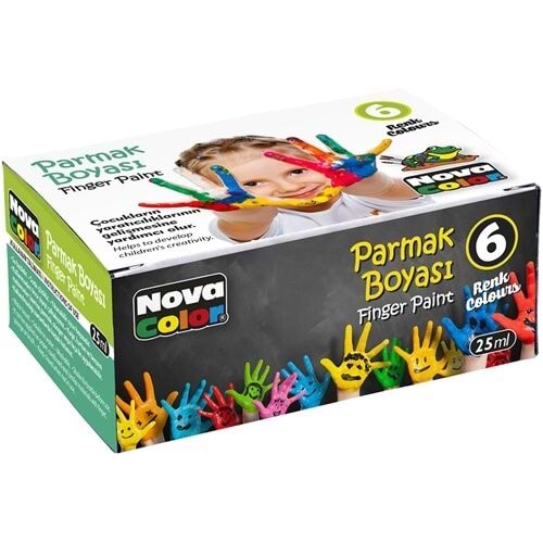 PARMAK BOYASI-NOVACOLOR 25ML.PKT*6