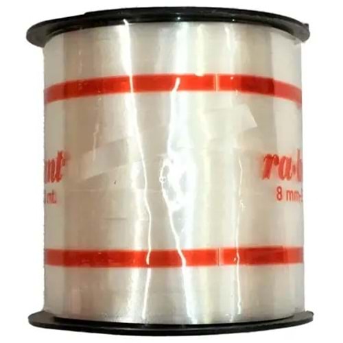 RAFYA-RABANT 8MMx200MT*BEYAZ