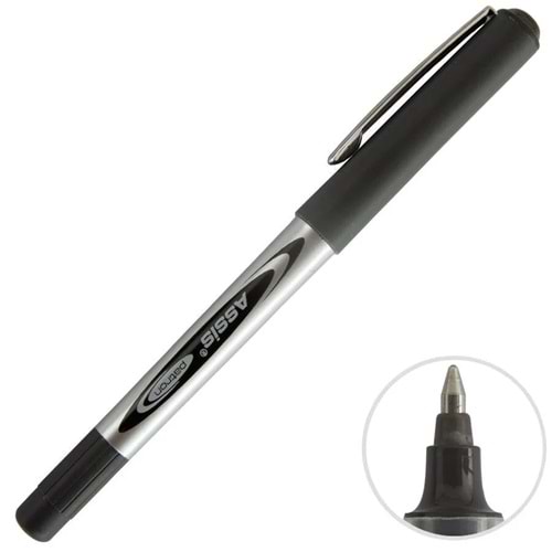 ROLLER KALEM-ASSİS 0,7MM.PKT*12*SİYAH