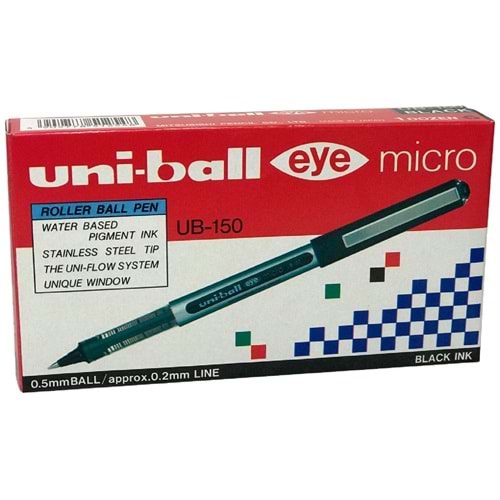 ROLLER-UNİ-BALL EYE MİCRO 0,5MM.PKT*12 -SİYAH