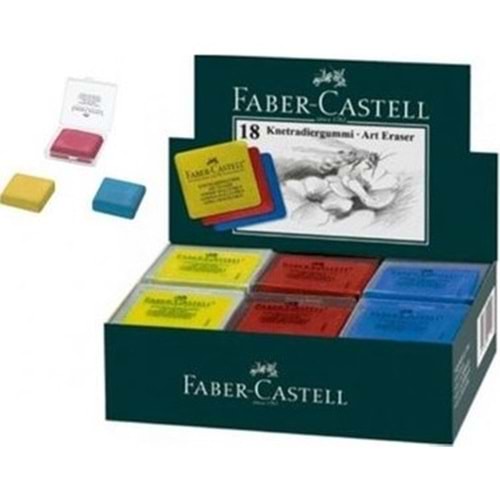 SİLGİ-HAMUR FABER CASTEL PKT*18-KARIŞIK RENK